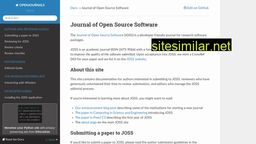 Openjournals similar sites
