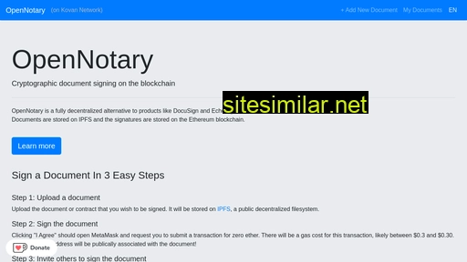 Opennotary similar sites