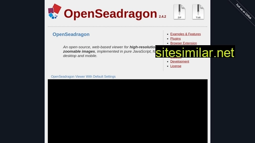 openseadragon.github.io alternative sites