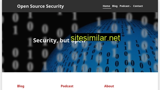 Opensourcesecurity similar sites
