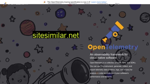 opentelemetry.io alternative sites