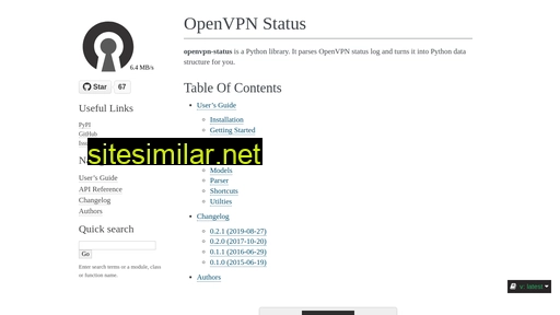 openvpn-status.readthedocs.io alternative sites