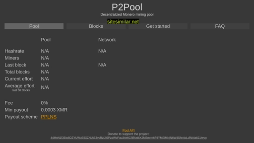 p2pool.io alternative sites