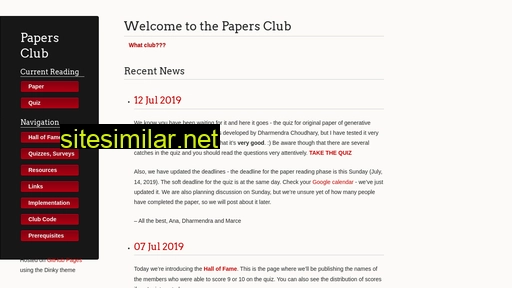 papersdclub.github.io alternative sites