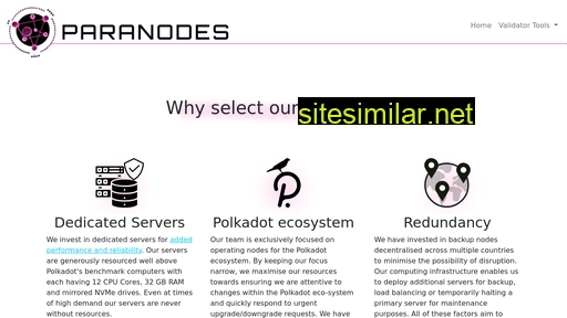 Paranodes similar sites