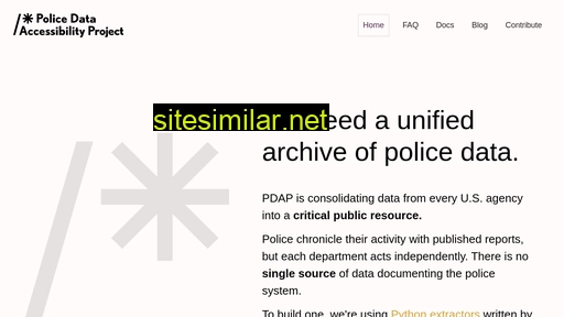 pdap.io alternative sites