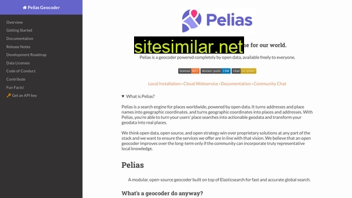Pelias similar sites