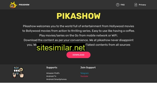 Pikashow-1 similar sites