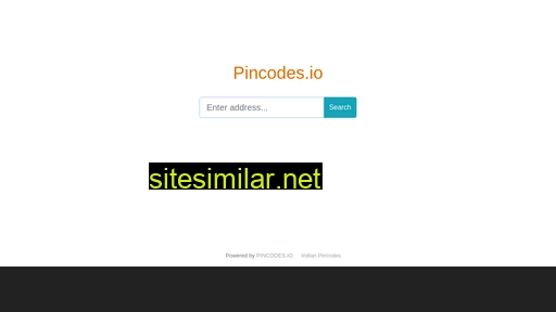 Pincodes similar sites
