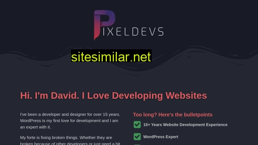 Pixeldevs similar sites