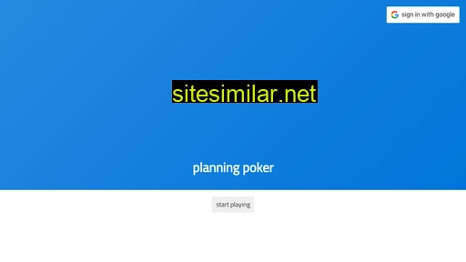 planningpoker.io alternative sites