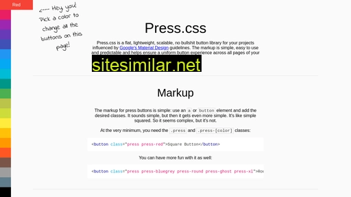 Press-css similar sites