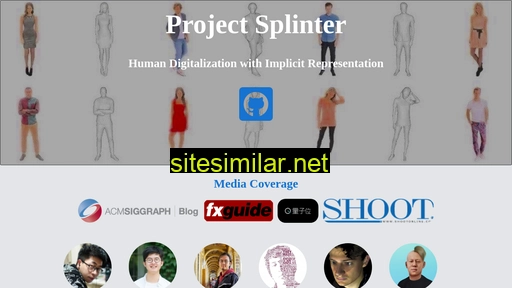 Project-splinter similar sites