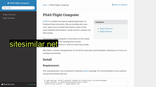 psas-flight-computer.readthedocs.io alternative sites