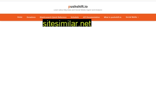 pushshift.io alternative sites