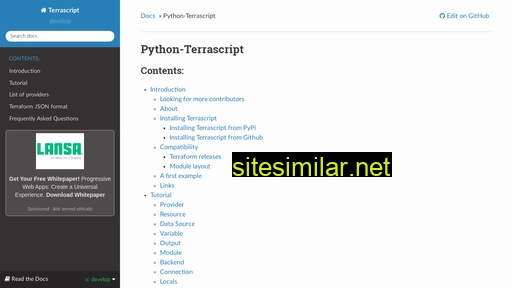 Python-terrascript similar sites