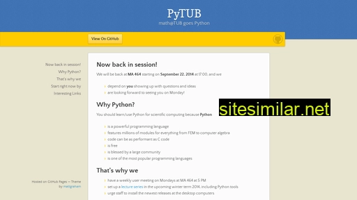 pytub.github.io alternative sites