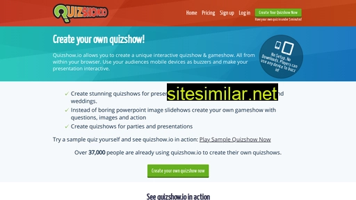 Quizshow similar sites