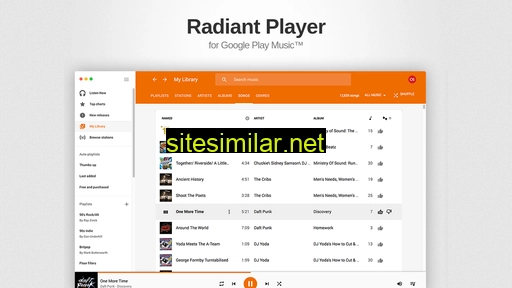 Radiant-player similar sites