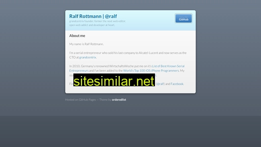 ralfr.github.io alternative sites