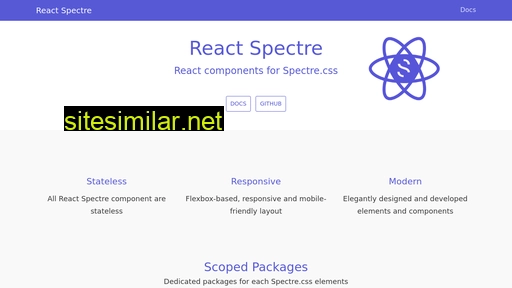 react-spectre.github.io alternative sites