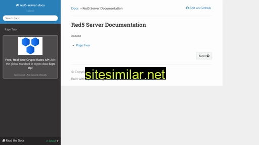 Red5-media-server similar sites