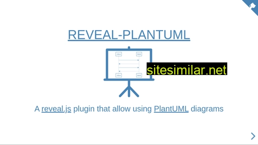 Reveal-plantuml similar sites
