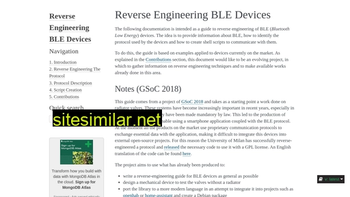 Reverse-engineering-ble-devices similar sites
