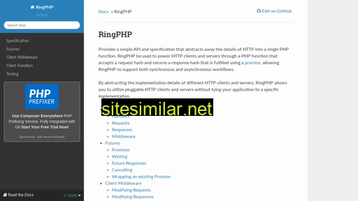 Ringphp similar sites