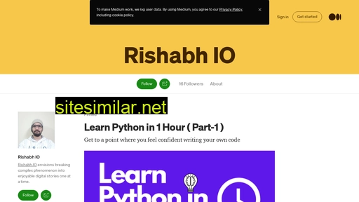 rishabh.io alternative sites