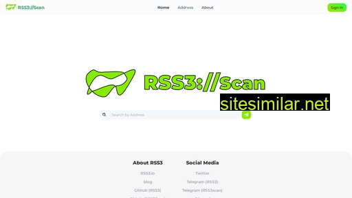 rss3scan.io alternative sites