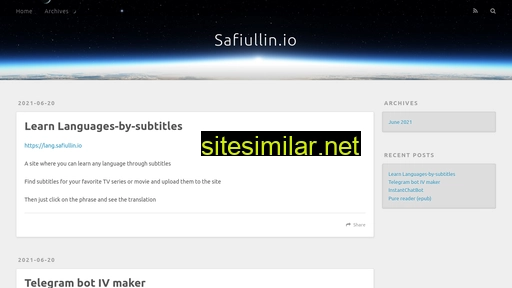 safiullin.io alternative sites