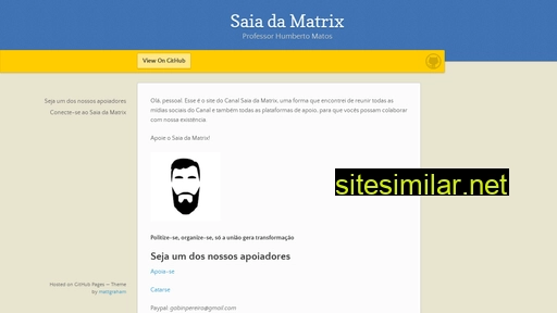 saiadamatrix.github.io alternative sites