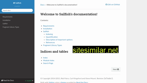 sailfish.readthedocs.io alternative sites