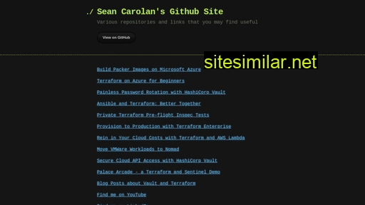 scarolan.github.io alternative sites