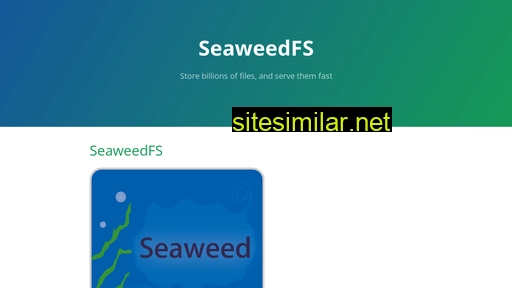 seaweedfs.github.io alternative sites