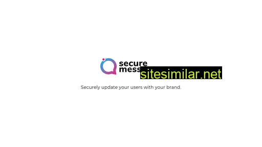 Securemessages similar sites