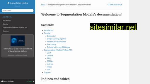 segmentation-models.readthedocs.io alternative sites