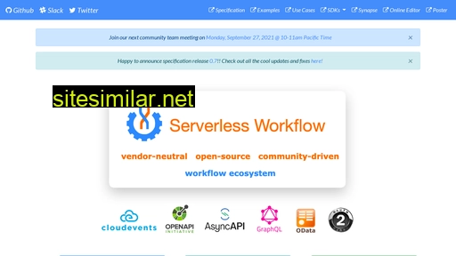 serverlessworkflow.io alternative sites