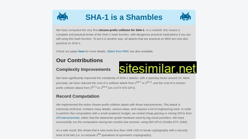 Sha-mbles similar sites