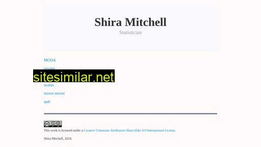 Shiraamitchell similar sites