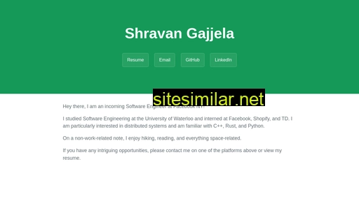shravan.io alternative sites