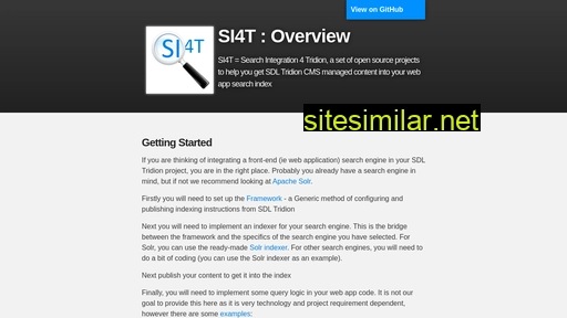 Si4t similar sites