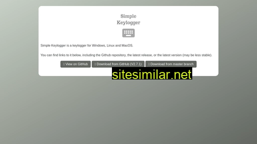 simple-keylogger.github.io alternative sites