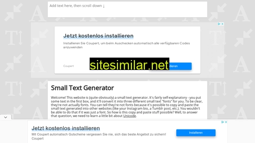 smalltext.io alternative sites