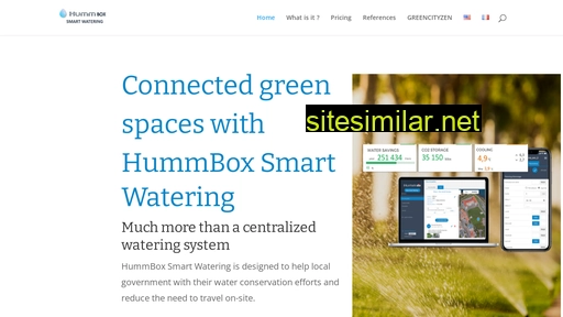 Smart-watering similar sites