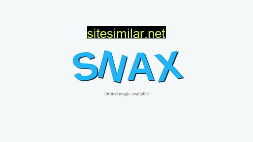 snax.io alternative sites