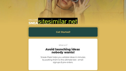 sneak-peek.io alternative sites