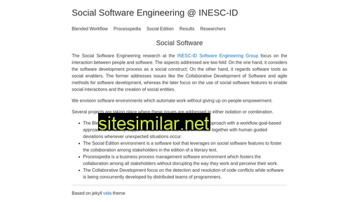 Socialsoftware similar sites