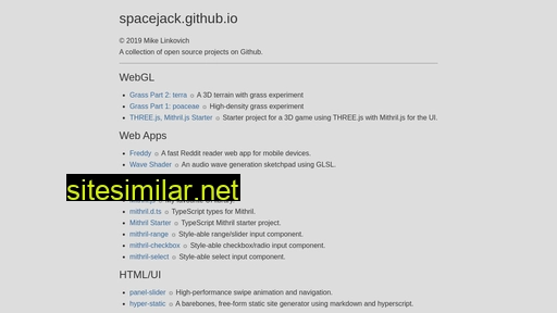 Spacejack similar sites